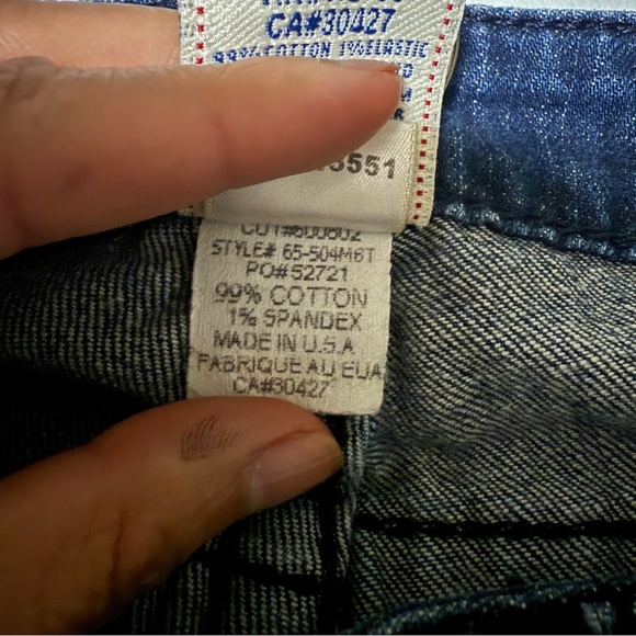 True Religion BootCut Jeans World Tour Tony Big T Jeans- Size 27 - Picture 9 of 9